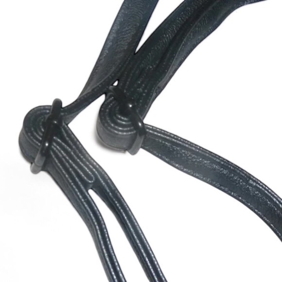 Steve Madden Black Mini Convertible Backpack Nylon, Happy Face, Lips, Peace Sign - Picture 8 of 12